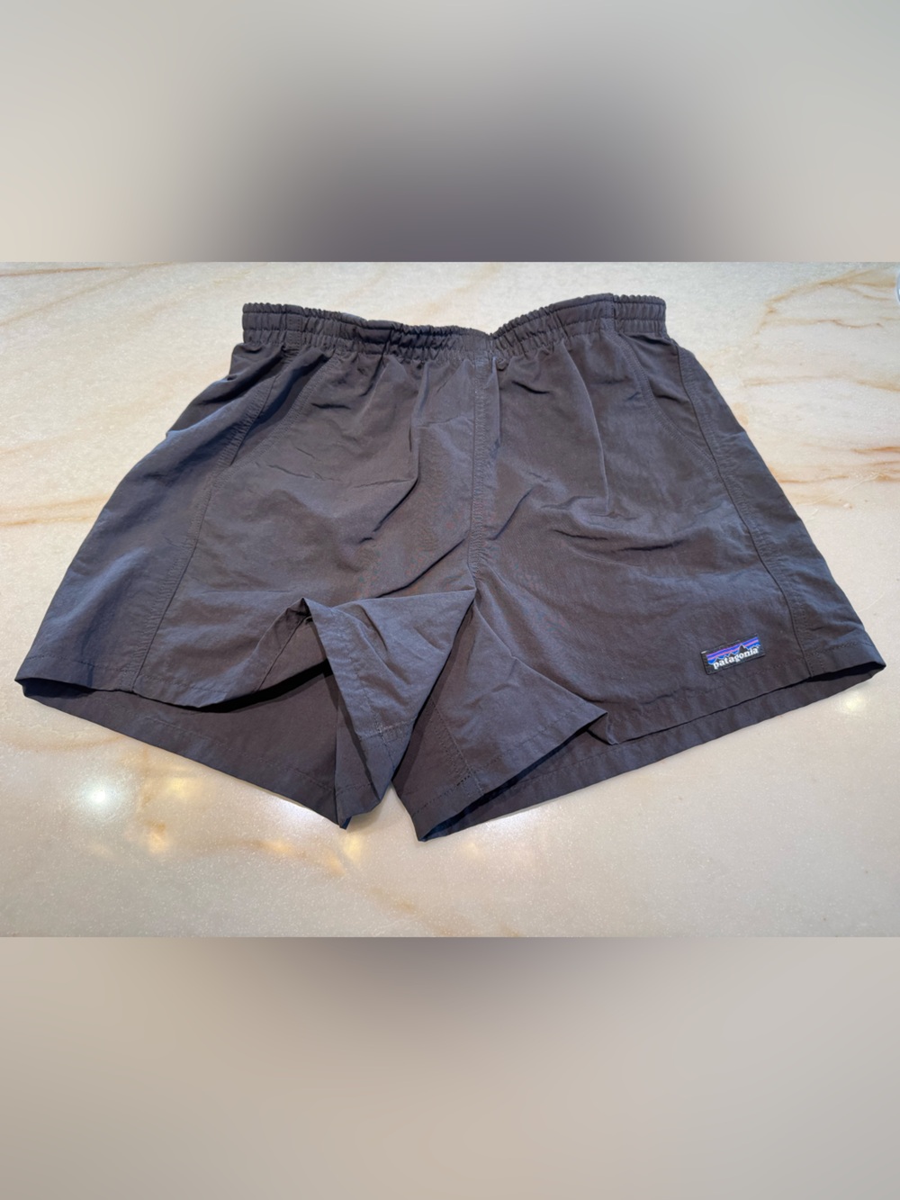 Patagonia Women’s Black Athletic Elastic-Waist Shorts